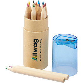 Hef 12-Piece Coloured Pencil Set With Sharpener